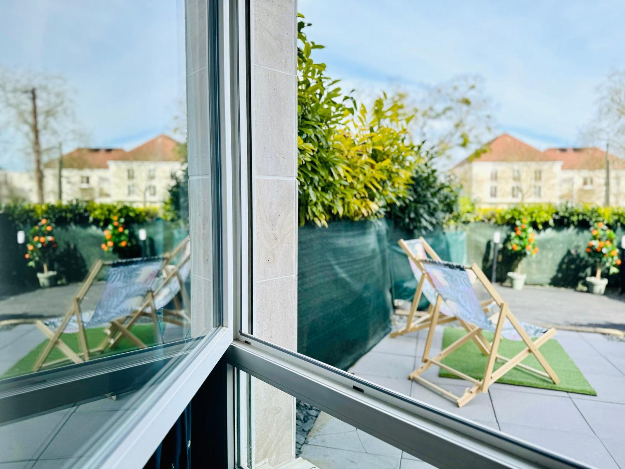 Ferienwohnung Le Nid Du Parc Dijon Exterior foto
